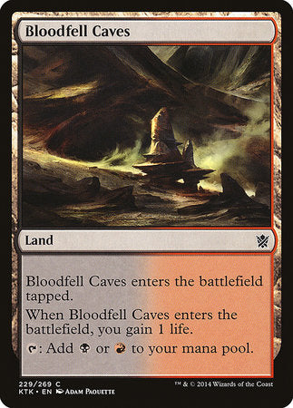 Bloodfell Caves [Khans of Tarkir] | Exor Games New Glasgow