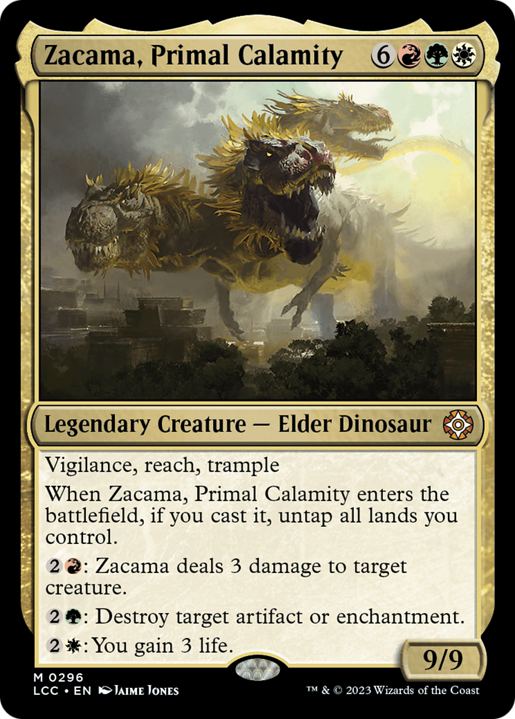 Zacama, Primal Calamity [The Lost Caverns of Ixalan Commander] | Exor Games New Glasgow