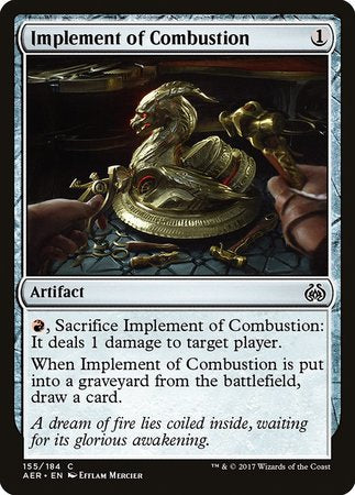 Implement of Combustion [Aether Revolt] | Exor Games New Glasgow