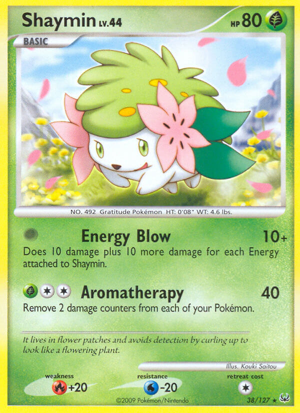 Shaymin (38/127) (Theme Deck Exclusive) [Platinum: Base Set] | Exor Games New Glasgow