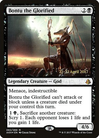 Bontu the Glorified [Amonkhet Promos] | Exor Games New Glasgow