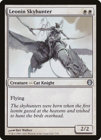 Leonin Skyhunter [Duel Decks: Knights vs. Dragons] | Exor Games New Glasgow