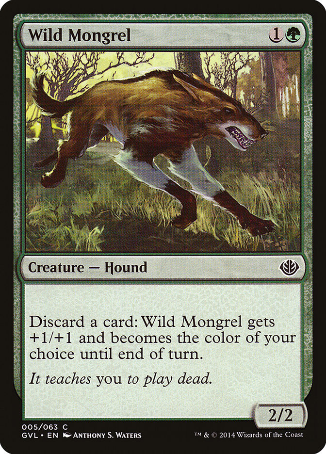 Wild Mongrel (Garruk vs. Liliana) [Duel Decks Anthology] | Exor Games New Glasgow