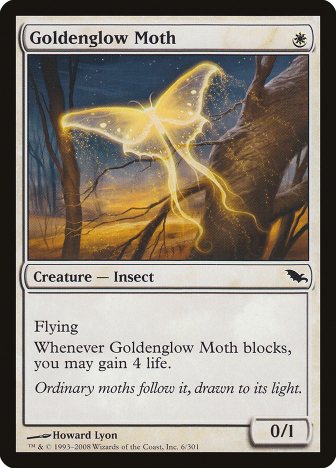 Goldenglow Moth [Shadowmoor] | Exor Games New Glasgow