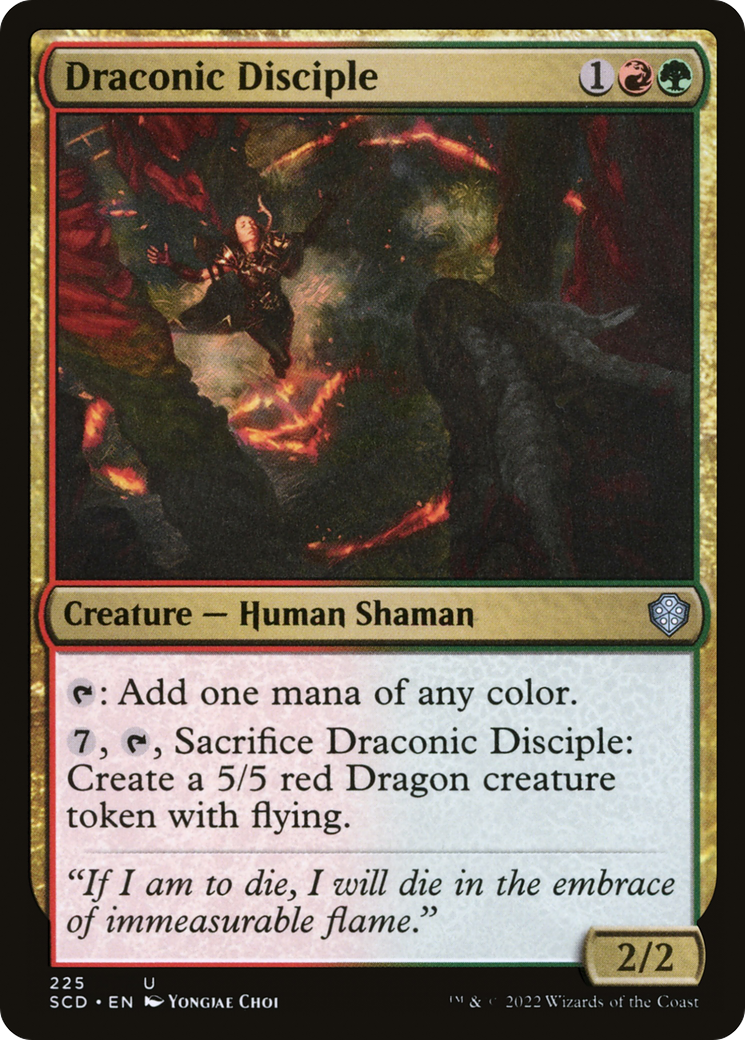 Draconic Disciple [Starter Commander Decks] | Exor Games New Glasgow