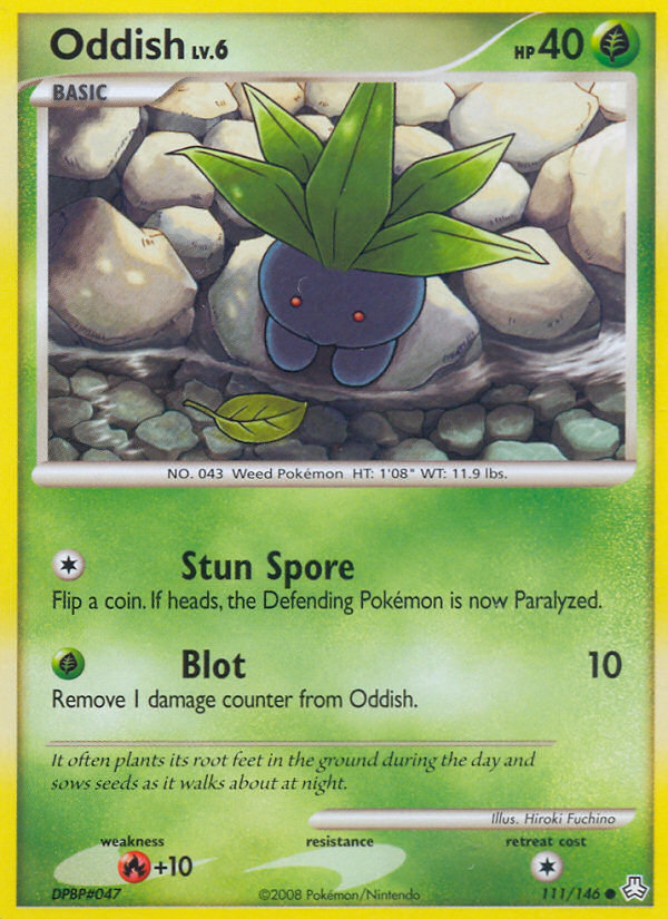 Oddish (111/146) [Diamond & Pearl: Legends Awakened] | Exor Games New Glasgow