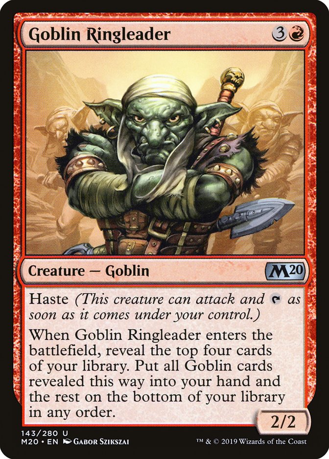 Goblin Ringleader [Core Set 2020] | Exor Games New Glasgow