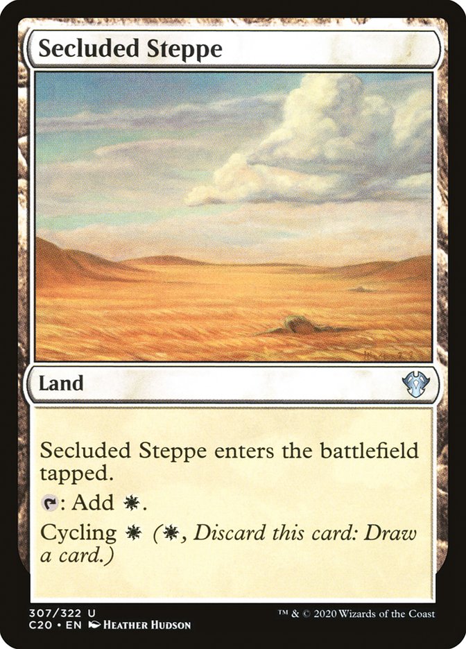 Secluded Steppe [Commander 2020] | Exor Games New Glasgow