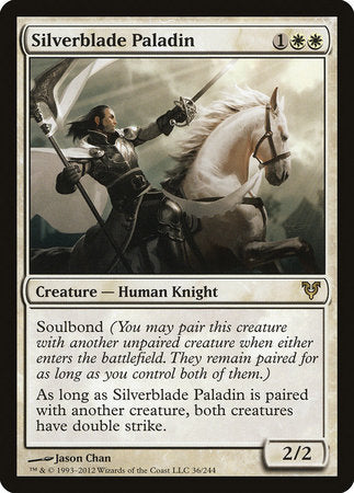 Silverblade Paladin [Avacyn Restored] | Exor Games New Glasgow