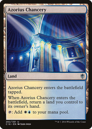 Azorius Chancery [Commander 2016] | Exor Games New Glasgow