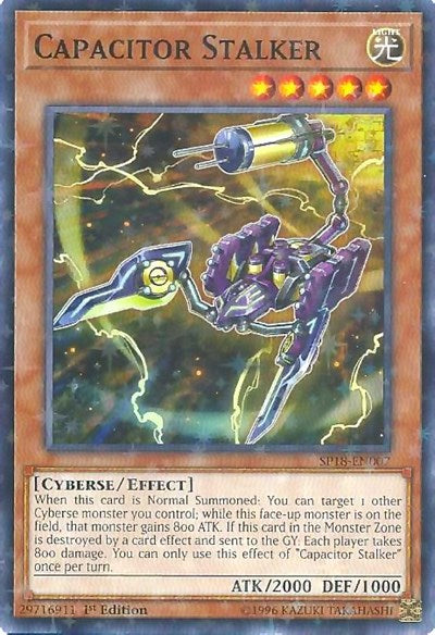 Capacitor Stalker (Starfoil) [SP18-EN007] Starfoil Rare | Exor Games New Glasgow