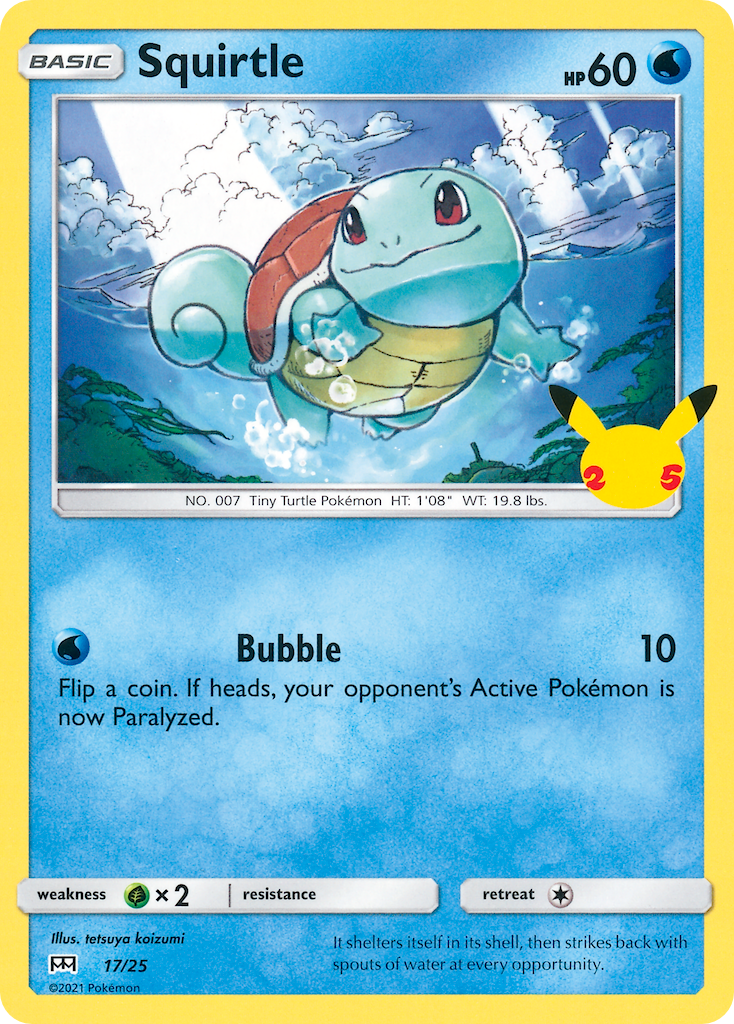 Squirtle (17/25) [McDonald's 25th Anniversary] | Exor Games New Glasgow