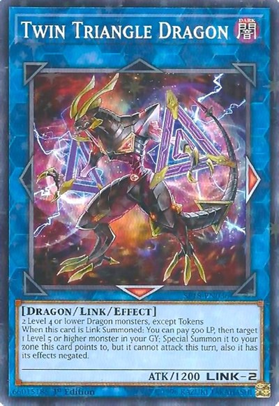 Twin Triangle Dragon (Starfoil) [SP18-EN036] Starfoil Rare | Exor Games New Glasgow