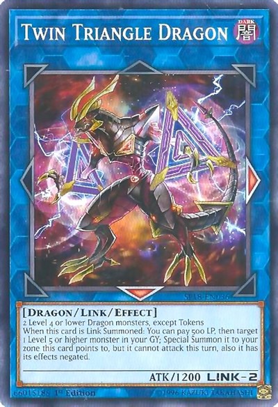 Twin Triangle Dragon [SP18-EN036] Common | Exor Games New Glasgow