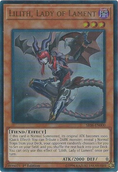 Lilith, Lady of Lament [SR06-EN000] Ultra Rare | Exor Games New Glasgow