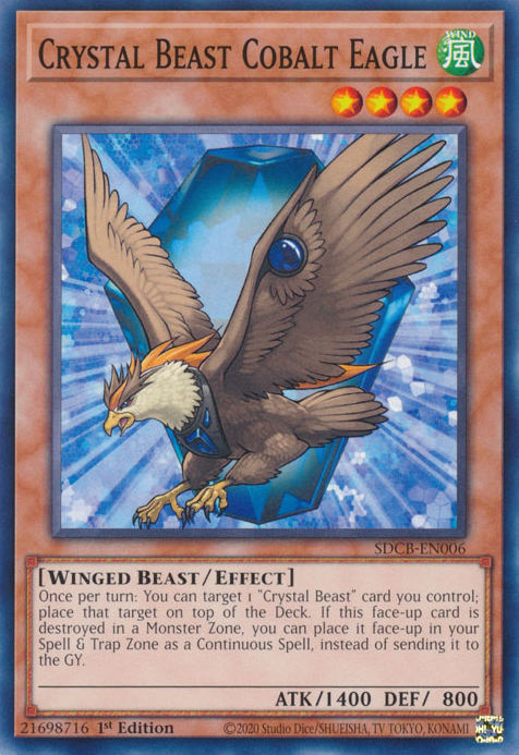 Crystal Beast Cobalt Eagle [SDCB-EN006] Common | Exor Games New Glasgow