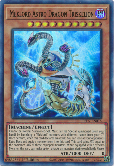 Meklord Astro Dragon Triskelion [LED7-EN016] Ultra Rare | Exor Games New Glasgow