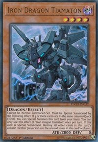 Iron Dragon Tiamaton [FLOD-EN032] Ultra Rare | Exor Games New Glasgow