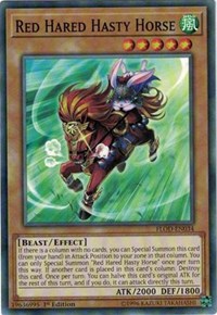 Red Hared Hasty Horse [FLOD-EN034] Short Print | Exor Games New Glasgow