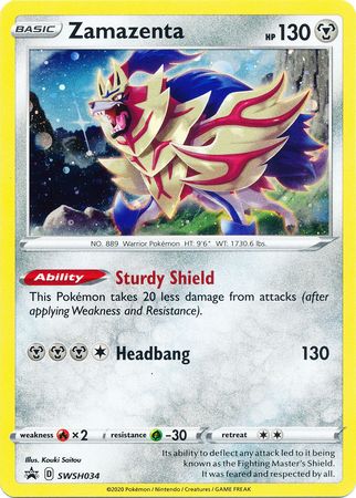 Zamazenta (SWSH034) [Sword & Shield: Black Star Promos] | Exor Games New Glasgow