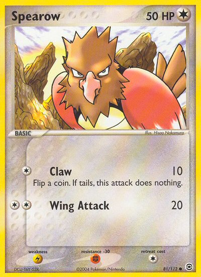 Spearow (81/112) [EX: FireRed & LeafGreen] | Exor Games New Glasgow