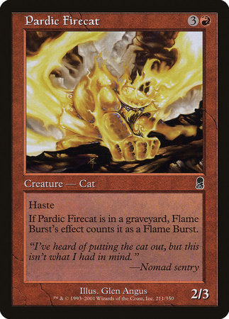 Pardic Firecat [Odyssey] | Exor Games New Glasgow