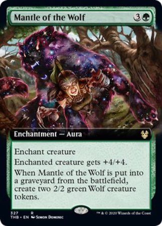 Mantle of the Wolf (Extended Art) [Theros Beyond Death] | Exor Games New Glasgow
