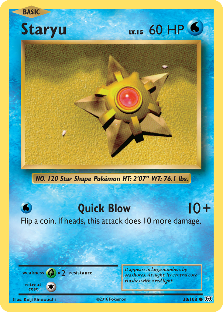 Staryu (30/108) [XY: Evolutions] | Exor Games New Glasgow