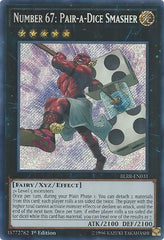 Number 67: Pair-a-Dice Smasher [BLRR-EN031] Secret Rare | Exor Games New Glasgow