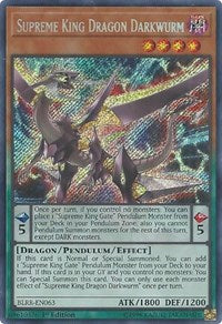 Supreme King Dragon Darkwurm [BLRR-EN063] Secret Rare | Exor Games New Glasgow