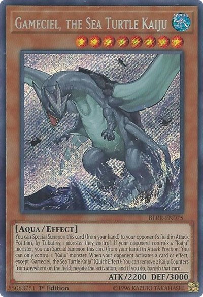 Gameciel, the Sea Turtle Kaiju [BLRR-EN075] Secret Rare | Exor Games New Glasgow