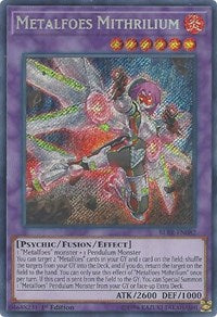 Metalfoes Mithrilium [BLRR-EN082] Secret Rare | Exor Games New Glasgow