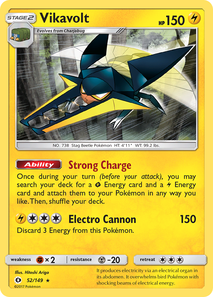 Vikavolt (52/149) [Sun & Moon: Base Set] | Exor Games New Glasgow