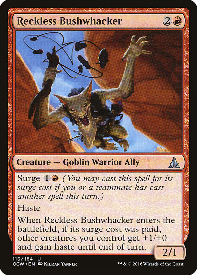 Reckless Bushwhacker [Oath of the Gatewatch] | Exor Games New Glasgow