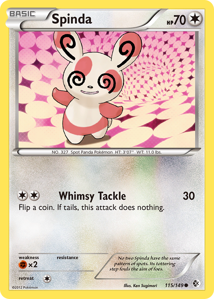 Spinda (115/149) [Black & White: Boundaries Crossed] | Exor Games New Glasgow