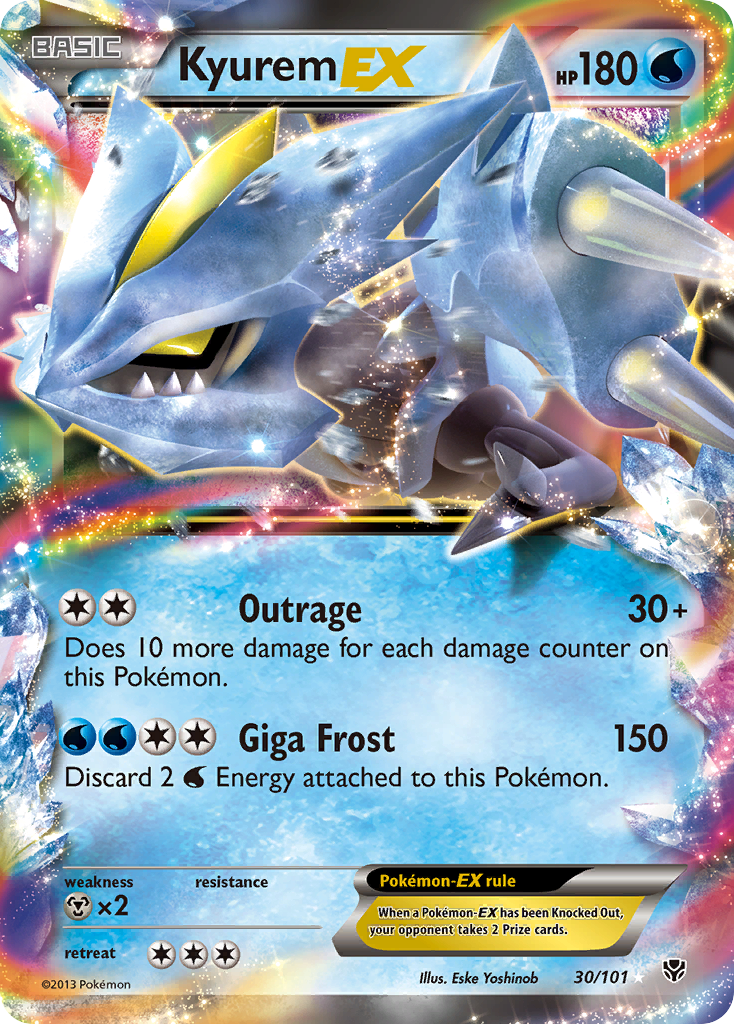 Kyurem EX (30/101) [Black & White: Plasma Blast] | Exor Games New Glasgow