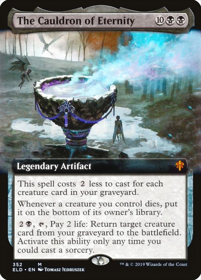 The Cauldron of Eternity (Extended Art) [Throne of Eldraine] | Exor Games New Glasgow