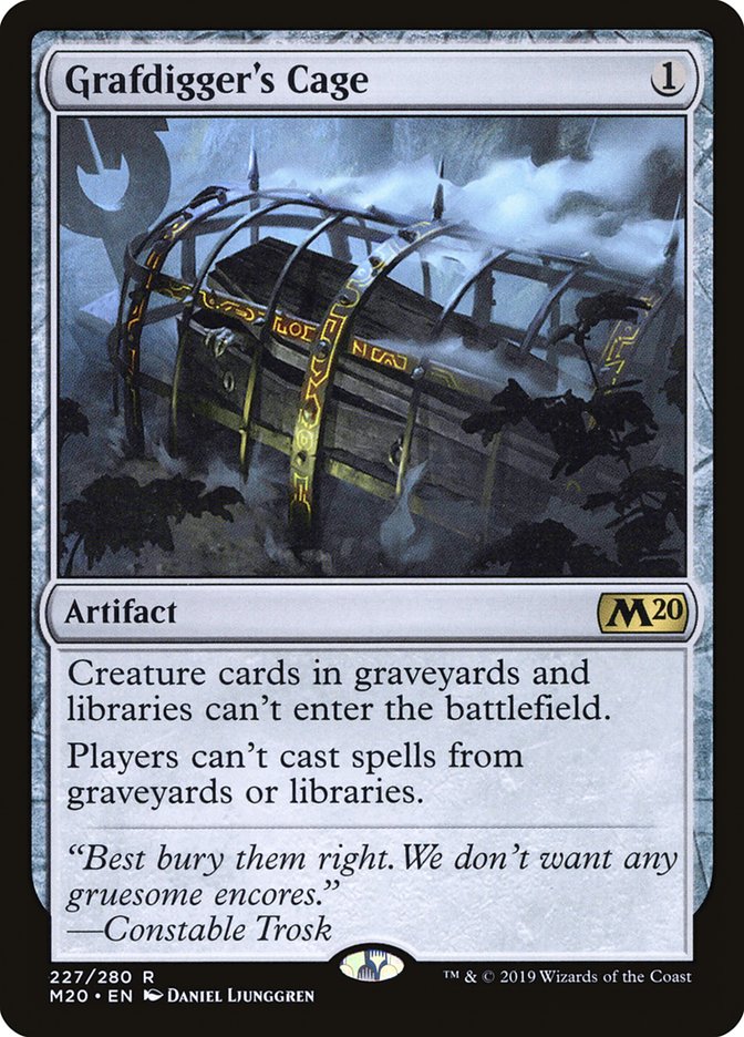 Grafdigger's Cage [Core Set 2020] | Exor Games New Glasgow