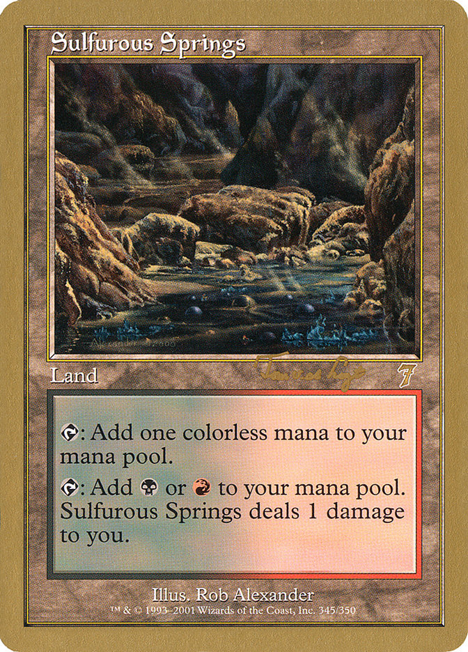 Sulfurous Springs (Tom van de Logt) [World Championship Decks 2001] | Exor Games New Glasgow