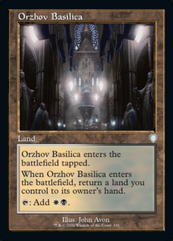 Orzhov Basilica (Retro) [The Brothers' War Commander] | Exor Games New Glasgow