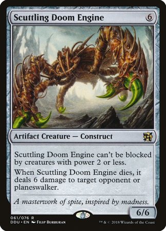 Scuttling Doom Engine [Duel Decks: Elves vs. Inventors] | Exor Games New Glasgow