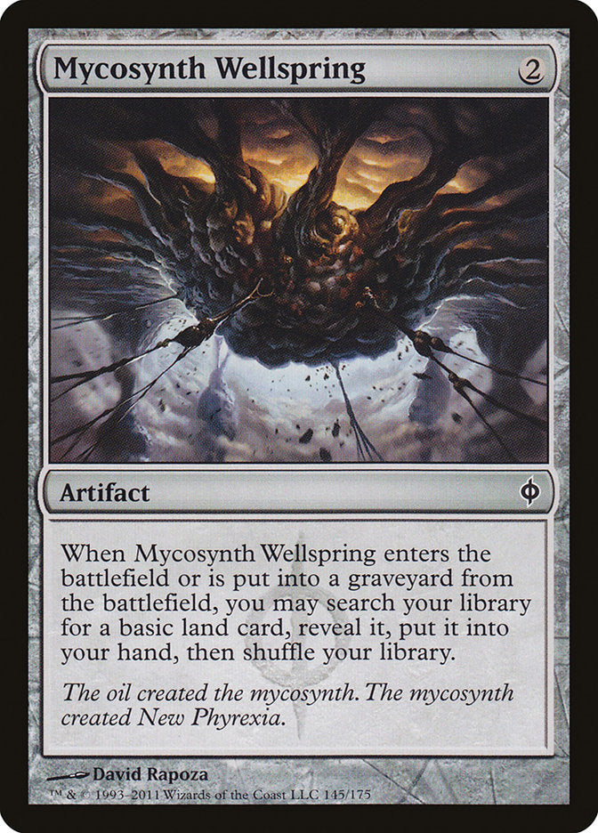 Mycosynth Wellspring [New Phyrexia] | Exor Games New Glasgow