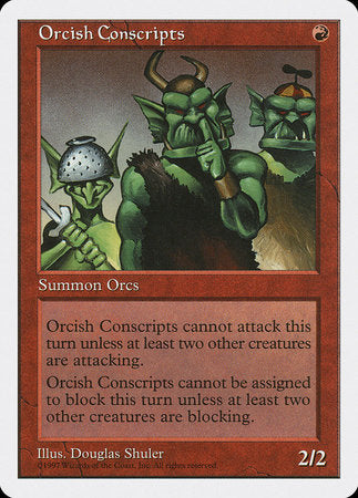 Orcish Conscripts [Fifth Edition] | Exor Games New Glasgow