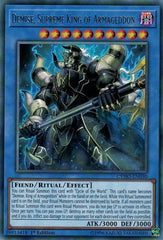 Demise, Supreme King of Armageddon [CYHO-EN030] Rare | Exor Games New Glasgow