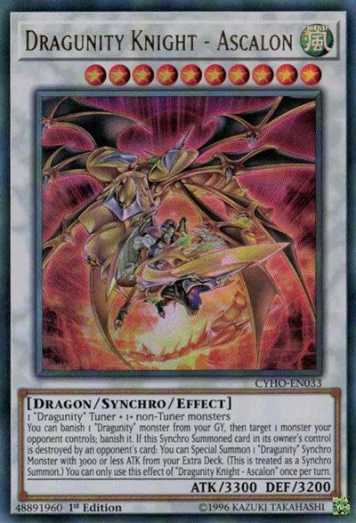 Dragunity Knight - Ascalon [CYHO-EN033] Ultra Rare | Exor Games New Glasgow