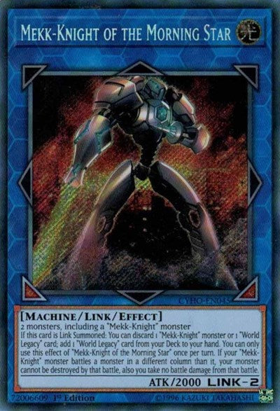 Mekk-Knight of the Morning Star [CYHO-EN045] Secret Rare | Exor Games New Glasgow