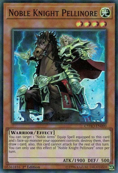 Noble Knight Pellinore [CYHO-EN090] Super Rare | Exor Games New Glasgow