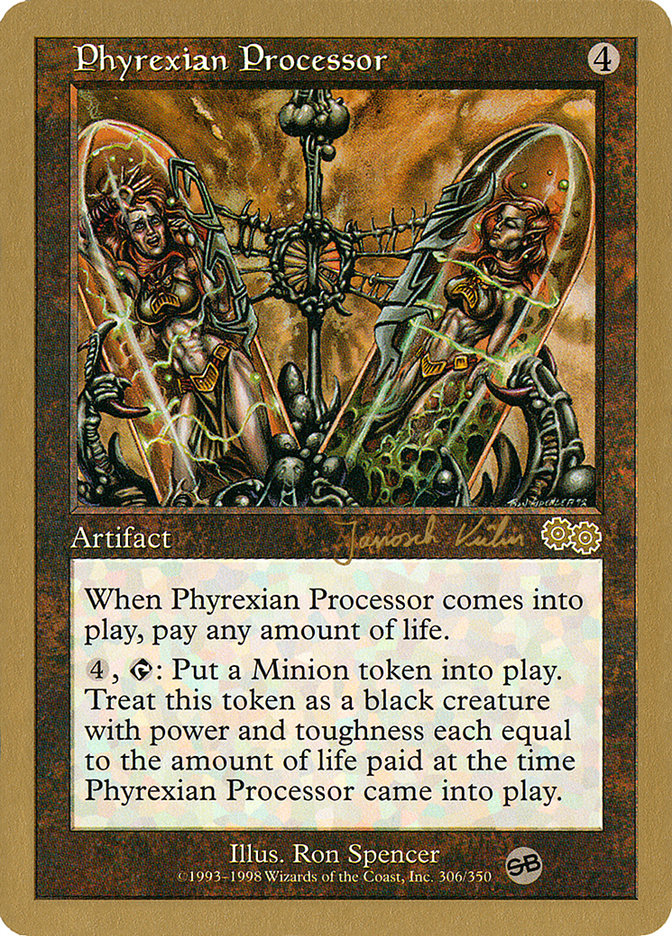 Phyrexian Processor (Janosch Kuhn) (SB) [World Championship Decks 2000] | Exor Games New Glasgow