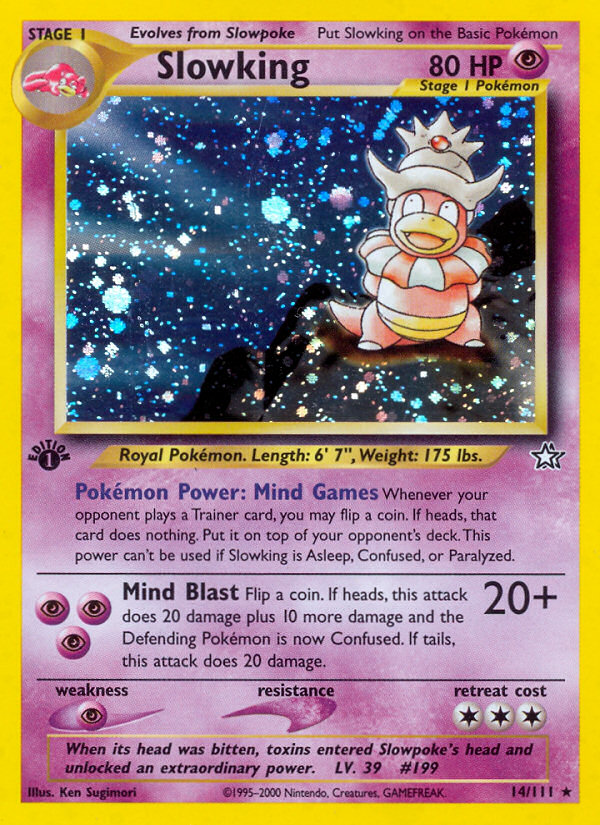 Slowking (14/111) [Neo Genesis 1st Edition] | Exor Games New Glasgow