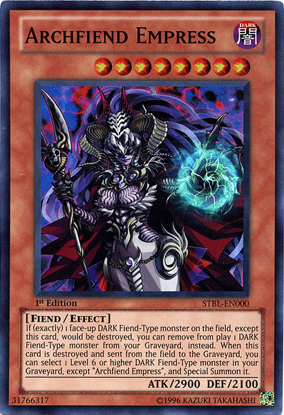 Archfiend Empress [STBL-EN000] Super Rare | Exor Games New Glasgow